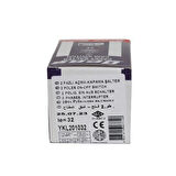 Opaş 2x32A 0-1 Aç-Kapa Kilitli Pako Şalter - YKL201032