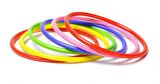 10 Adet 55 Cm Hulahop Renkli HulaHop Bel İnceltici Jimnastik Çemberi Egitici Çember - Hulahoop