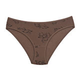 ASM1106 Kadın 3 lü Renkli Karışık Pamuklu Bikini Külot