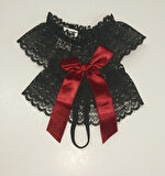 ASM1285 Kadın 2 Li Siyah Dantel El Bilekliği Gelinlik Aksesuarı