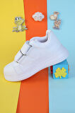 Unisex Esnek Taban Rahat Nefes Alır Sade Çocuk Spor Ayakkabı Çocuk Sneaker Ayakkabı  