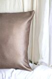Flat Dark Brown Nubuk Dekoratif Kırlent Kılıfı