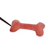 Köpek Kemik Oyuncak İpli Çekiştirmeli Kumaş Elyaf Dolgulu Boy 25 cm En 6 cm