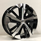 BK-5837 7*17 4*108 ET25 65.1 BLACK MACHINED XL