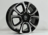 BK-5850 7*17 4*108 ET25 65.1 BLACK MACHINED XL