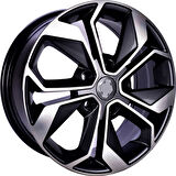 BK-5168 7*17 5*114.3 ET45 66.1 BLACK MAC XL