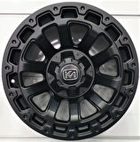 KM-0744 9*17 5*120 ET0 65.1 MAT BLACK