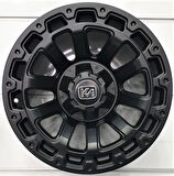 KM-0744 9*17 5*120 ET0 65.1 MAT BLACK