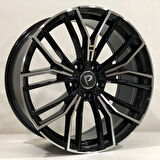 BK-5964 8*19 5*112 ET30 66.6 BLACK MACHINED XL