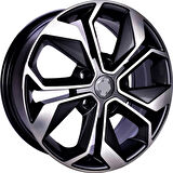 BK-5168 6.5*16 5*114.3 ET45 66.1 BLACK MAC XL