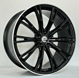 EXP-HA0013 9*20 5*112 ET32 66.45 BLACK+LIP MACHINED XL