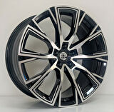 EXP-HB0002 9.5*20 5*112 ET38 66.6 BLACK MACHINED XL