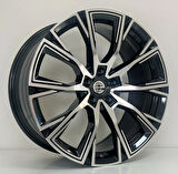 EXP-HB0002 9*19 5*112 ET40 66.6 BLACK MACHINED XL