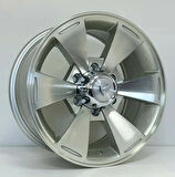 BK-5890 8*16 6*130 ET25 84.1 SILVER MACHINED