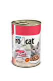 Ro-cat Kuzu Etli Yetişkin Kedi Konservesi 400 Gr x 24 adet