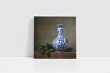 Porselen Vazo Kanvas Tablo