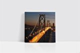 San Fransisco Oakland Köprüsü Kanvas Tablo