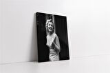 Siyah Beyaz Marilyn Monroe Kanvas Tablo