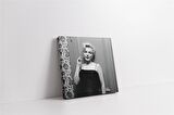 Marliyn Monroe Siyah Beyaz Kanvas Tablo