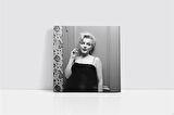 Marliyn Monroe Siyah Beyaz Kanvas Tablo