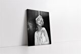 Marliyn Monroe Siyah Beyaz Kanvas Tablo