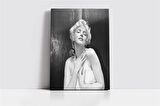 Marliyn Monroe Siyah Beyaz Kanvas Tablo
