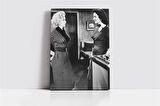 Siyah Beyaz Marilyn Monroev Kanvas Tablo