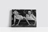 Siyah Beyaz Marilyn Monroe Kanvas Tablo
