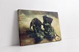 Eskimiş Botlar Van Gogh Kanvas Tablo