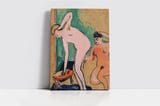 Two Female Nudes Kanvas Tablo