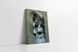 Bust Of Female Nude Kanvas Tablo