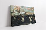 On The Quai Kanvas Tablo