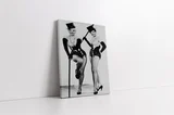 Siyah Beyaz Marilyn Monroe Kanvas Tablo