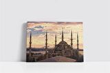 Sultanahmed Camii Gece Kanvas Tablo