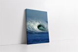 Denizde Büyük Dalga Kanvas Tablo