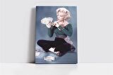 Renkli Marilyn Monroe Kanvas Tablo