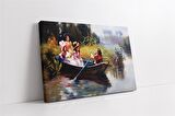 Tekne Gezintisi Kanvas Tablo
