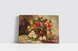 Vazoda Güller Kanvas Tablo