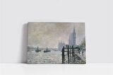 The Thames Below Westminster Kanvas Tablo