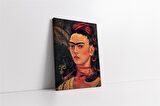 Frida Kahlo Portre Kanvas Tablo