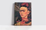 Frida Kahlo Portre Kanvas Tablo