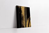 Siyah Altın Soyut II Kanvas Tablo
