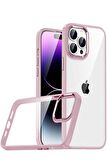 Apple iPhone 14 Pro Kılıf Kamera Korumalı Mat Renkli Silikon