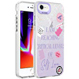 Apple iPhone 8 Kılıf Mermer Desenli Zore Marbello Kılıf