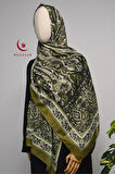 Etnik Desenli Pamuklu Şal – 70x190 cm