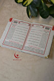 Kadife Kapaklı Allah Lafızlı 1 Adet Ekonomik Yasin Kitabı - 12x17 cm, 80 Sayfa