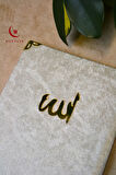 Kadife Kapaklı Allah Lafızlı 5 Adet Ekonomik Yasin Kitabı - 12x17 cm, 80 Sayfa