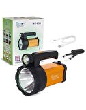 Watton Wt-238 Şarjlı El Feneri Avcı Balıkçı Feneri 100w Lazer Işık