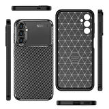 Galaxy S24 Kılıf Negro Karbon Tasarım Silikon Kılıf