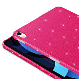 iPad Air 10.9 2022 (5.Nesil) Tablet Koton Işıltılı Parlak Görünümlü Kılıf